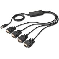 Digitus USB 2.0 zu 4xRS232 Kabel