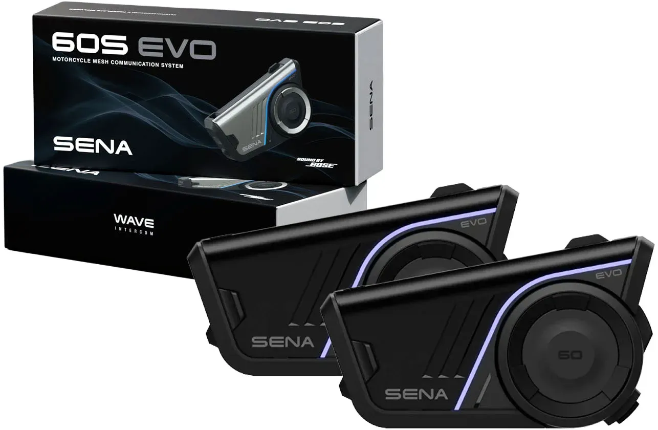 Sena 60S Evo, Kommunikationssystem Doppelset - Schwarz