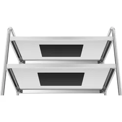 Royal Catering Servierwagen - Edelstahl - 3 Borde - Ablagen: 80 x 45 cm - 300 kg -