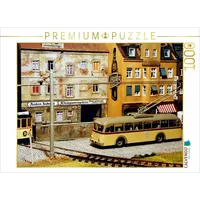 Calvendo Obus- und Straßenbahnverkehr (Spur H0) 1000 Teile Puzzle