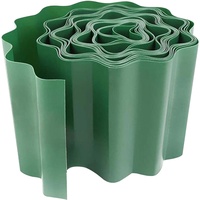 Rasenkanten Gartenbegrenzung Kunststoff-Graszaun Rollzaun Boden für den Außenbereich DIY Gebogene Grenze 10 cm x 9 m PP-Kunststoff-Grasumrandung Kanten Graszaun Rolle Kunststoff-Rasenumrandungszaun