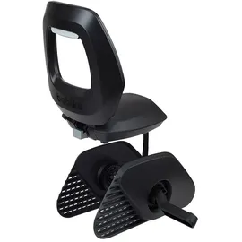 Bobike One Junior, Für Kinder ab 6 Jahren bis 27 kg, Ergonomisch, Sicher, Faltbar, Schwarz