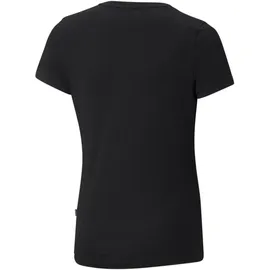 Puma Essentials Logo T-Shirt Mädchen black 104