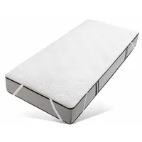MY HOME Rhomber Matratzenauflage 140 x 200 cm weiß