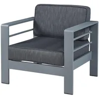 casa.pro Avise Loungesessel Dunkelgrau