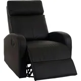 Mendler HWC-A54 Premium, Relaxsessel Schaukelstuhl Wippfunktion, drehbar ~ Kunstleder braun