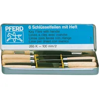 Pferd Schlüsselfeilen-Satz 6tlg. 100mm H2
