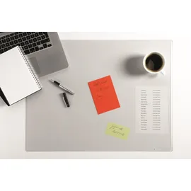 Durable 711319 Schreibunterlage (Duraglas, 50 x 65 cm) transparent (5, 650 x 500mm)