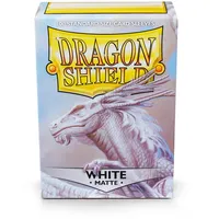 Dragon Shield Matte Kartenhüllen Weiß (100 Stück)