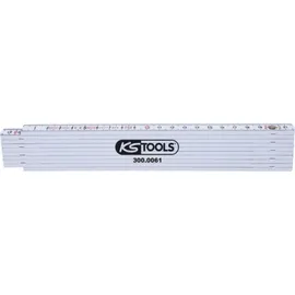 KS Tools Kunststoff-Gliedermaßstab, gelb, 2m