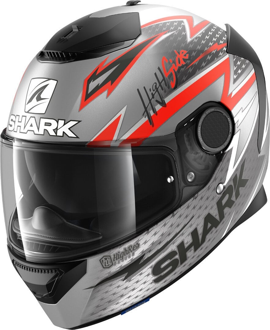 Shark Spartan Adrian Parassol Mat Helm, zwart-grijs-rood, 2XL Voorman