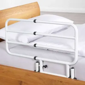 Rehaforum Bettgeländer ausziehbar Bettgriff/Aufstehhilfe weiß