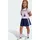 adidas DISNEY FROZEN T-SHIRT SET, ice lavender/dark blue, 2-3 Years