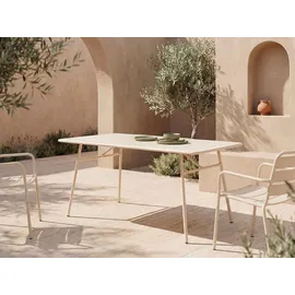 vente-unique Gartentisch 160 x 0 x 0 cm Beige