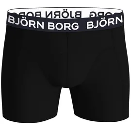 Björn Borg Boxershorts 5er Pack Schwarz/Rot/Grün XXL