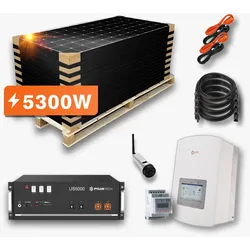 5,3kW Solaranlage mit 4,8kWh Speicher - bifaziale Module & Solis Hybrid Wechselrichter