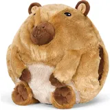 COZY NOXXIEZ Kuscheltier Handwärmer Kissen Capybara 35 x 35 x 35 cm Braun