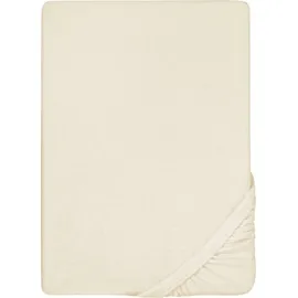 biberna 0012344 Frottee-Stretch 90 x 190 - 100 x 200 cm beige