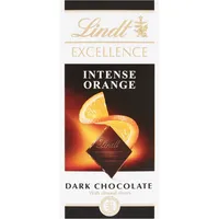 Lindt Excellence Schweizer Dessertschokolade mit Orangensaft und Mandeln 100 G