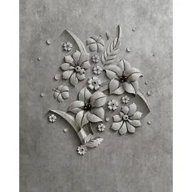 Living Walls Fototapete Walls by Patel Relief 1 grau