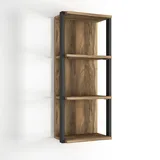 moebel17 Wandregal Lost 30 x 80 x 21 cm Walnuss