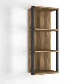 moebel17 Wandregal Lost 30 x 80 x 21 cm Walnuss