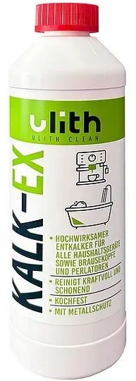 Ulith Clean Kalk-Ex - Kraftvoller Entkalker für Bad und Küche - 500 ml - 247002 ** 1l/9,98 EUR