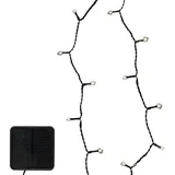 Lumineo LED Lichterkette Kunststoff 9 m 120 LEDs inkl. 8 Twinkle-Effekten schwarz