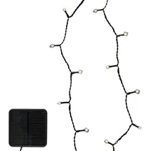 Lumineo LED Lichterkette Kunststoff 9 m 120 LEDs inkl. 8 Twinkle-Effekten schwarz