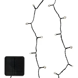 Lumineo LED Lichterkette Kunststoff 9 m 120 LEDs inkl. 8 Twinkle-Effekten schwarz