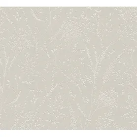 A.S. Création "Pure Elegance Tapete mit Ästen Mustertapete Floral Blumen", braun (braun,beige,weiß), B:0,53m H:0,02m L:10,05m, Vlies, Tapeten, Vliestapete Blumentapete für Schlafzimmer Küche Wohnzimmer Äste Design