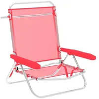 Marbueno summer Marbueno Klappstuhl 5 Positionen Aluminium Koralle Strand