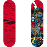 Stuf Skully Skateboard, 24" x 6,5",red