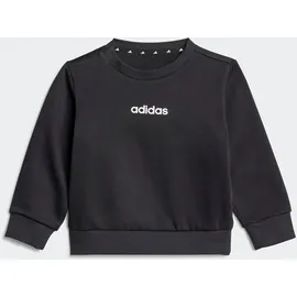 adidas Kinder Trainingsanzug LIN JOG JC9745 74 - Black/White - 74