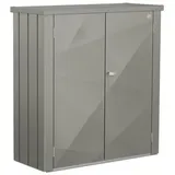 Biohort Terrassenschrank Romeo 132 x 57 x 140 cm grau