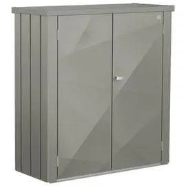 Biohort Terrassenschrank Romeo 132 x 57 x 140 cm grau