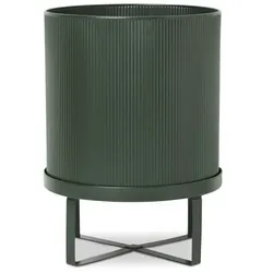 ferm LIVING - Bau Pflanzentopf Large Dunkel Green