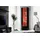 komodee Vitrine Alessandria 60 x 42 x 192 cm Schwarz