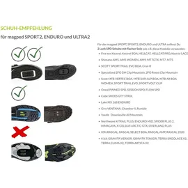 Magped Sport2 Pedale (Größe 150N, grau)