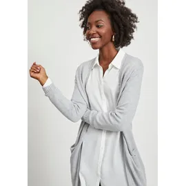 VILA VIRIL LONG L/S KNIT CARDIGAN - NOOS grau L