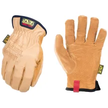 Mechanix Wear Mechanix Herren Durahide Driver F9-360 (X-large, Durahide®-leder) Schnittfeste Lederhandschuhe, Khaki, XL EU