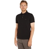 Tommy Hilfiger Herren Poloshirt 1985 Slim Fit, Schwarz (Black), 3XL