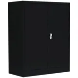 Classix Aktenschrank 80 x 38 x 100 cm schwarz
