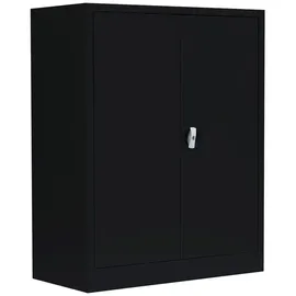 Classix Aktenschrank 80 x 38 x 100 cm schwarz