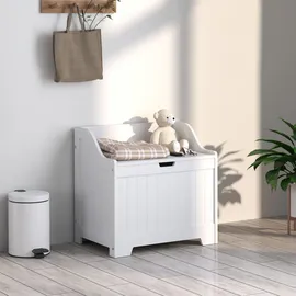 Homcom Aufbewahrungsbox 56,5 x 38 x 56 cm 1-tlg. Weiß