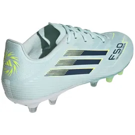 adidas F50 Sparkfusion League AG/FG Herren Almost Blue/Dusky Petrol/Hi-Res Yellow 43 1/3