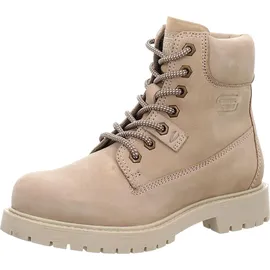 Dockers Camel Active Schnürstiefelette in beige | Gr.: 36
