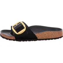 Birkenstock Madrid Big Buckle Naturleder Lack High Shine Black 40