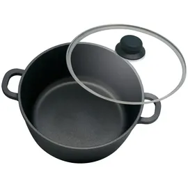 ELO BLACK CAST Topf-Set 4-tlg. Kochtopf + Suppentopf + Glasdeckel