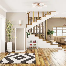 Relaxdays Schuhregal 60 x 48 x 25 cm weiß / weiß